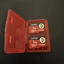 Lexar 1TB Play Pro MicroSDXC Express Card Switch 2 Lot of 2