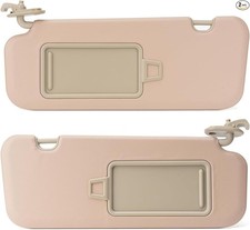Left Driver  Right Passenger Side Sun Visor Compatible Beige Left  Right