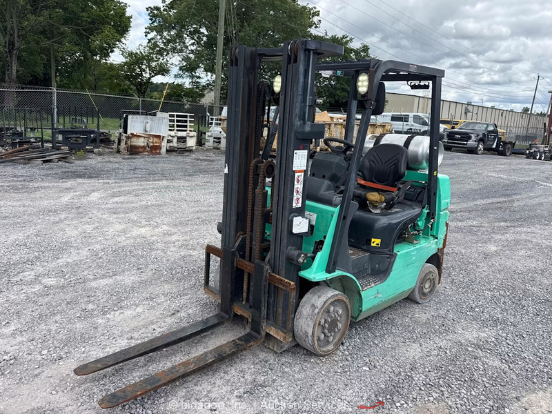 2019 Mitsubishi FGC25N 5,000 lbs Industrial Warehouse Forklift Truck LPG bidadoo