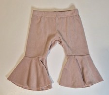 Bailey's Blossoms Size 4T Girls Pink Bell Bottom Flare Pants Pull Up