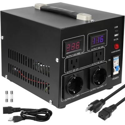 PowerShift Pro 5000VA   Smart Step Up/Down Voltage Transformer   