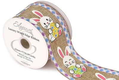 Drahtband Naturstil Osterei und Hase 63 mm verschiedene Längen Basteln,