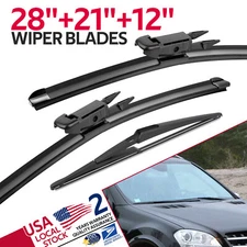 Front + Rear OEM Wiper Blades Set fits Mercedes-Benz GL450 2007-2012 Windshield
