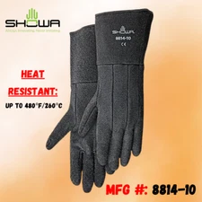 SHOWA #8814-10 (XL) Heat Resistant Gloves W/ Rough Grip (Neoprene Coated) - 1 PR