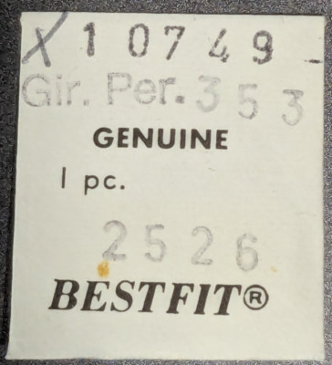 NOS Girard Perregaux Quartz Watch Cal 353 354 Calendar Correcter Set Wheel 2526