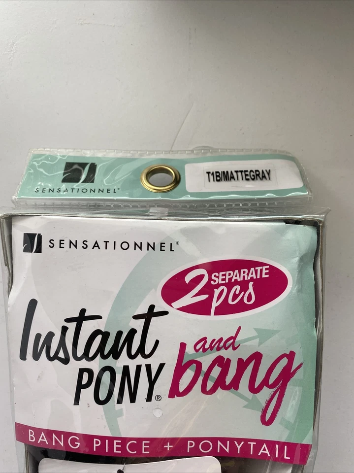 Sensationnel Cordón Instantáneo Cola de Caballo y China Bang - CAMI 30" T1B/GRIS MATE Foto 3 de 4