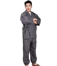 [HOHO AYUMU] Samue fleece-lined workwear for men loungewear for winter c