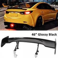 46 Rear Trunk Spoiler Tail Wing Adjustable Glossy Black For Mazda 6 Mazdaspeed 46 Rear Trunk Spoiler Tail Wing Adjustable Glossy Black For Mazda 6 Mazdaspeed