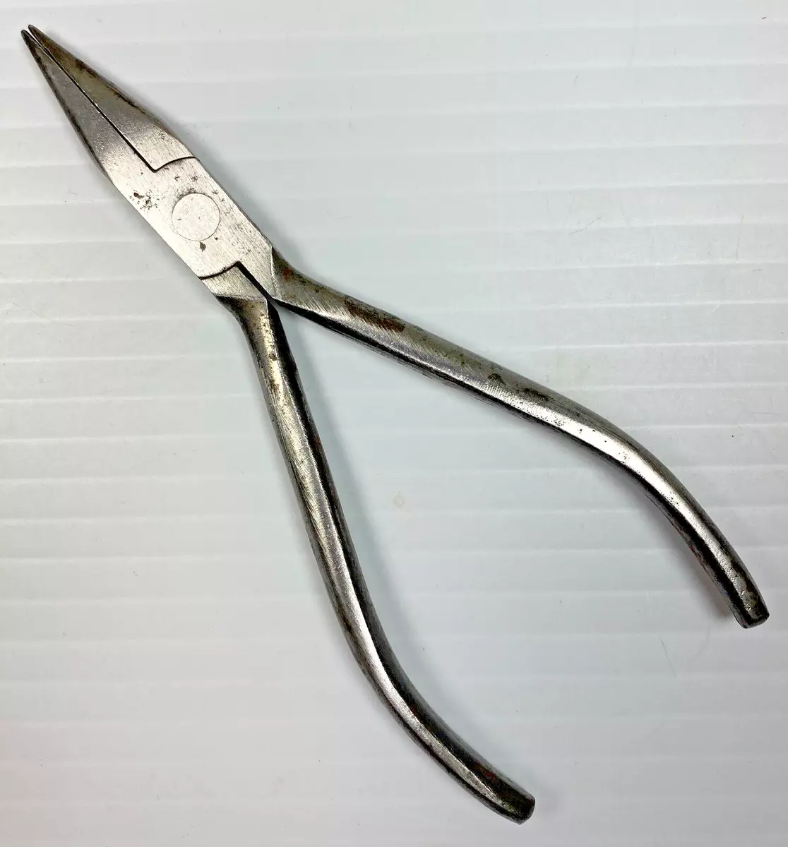 Vintage Unbranded 5 Long Smooth Jaw Needle Nose Pliers Tool Jewelers Pliers