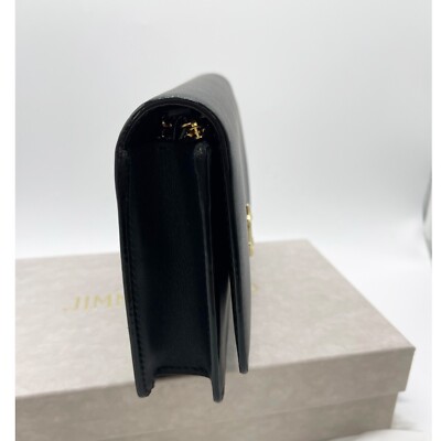 Jimmy Choo Palace PKJ 010003 Shoulder Bag in Black Smooth Calf