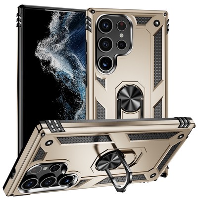 For Samsung Galaxy A25 A15 A14 A05 Luxury Rotating Finger Ring Holder Phone Case