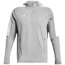 Under Armour Men s Mod Grey/White UA Storm Armour Fleece Hoodie