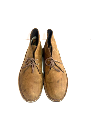 Clarks Bushacre 2 82286 Brown Leather Chukka Boots Men Size  display picture 2