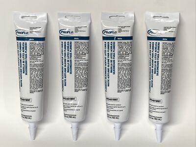#ad 4 PACK PROFLO PFC401WHT PLUMBERS SILICONIZED ACRYLIC LATEX CAULK 5.5FL OZ New $15.00