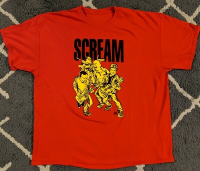 Scream Shirt 2XL Die Kreuzen VOID The Freeze Gang Green MDC Minor Threat  DOA