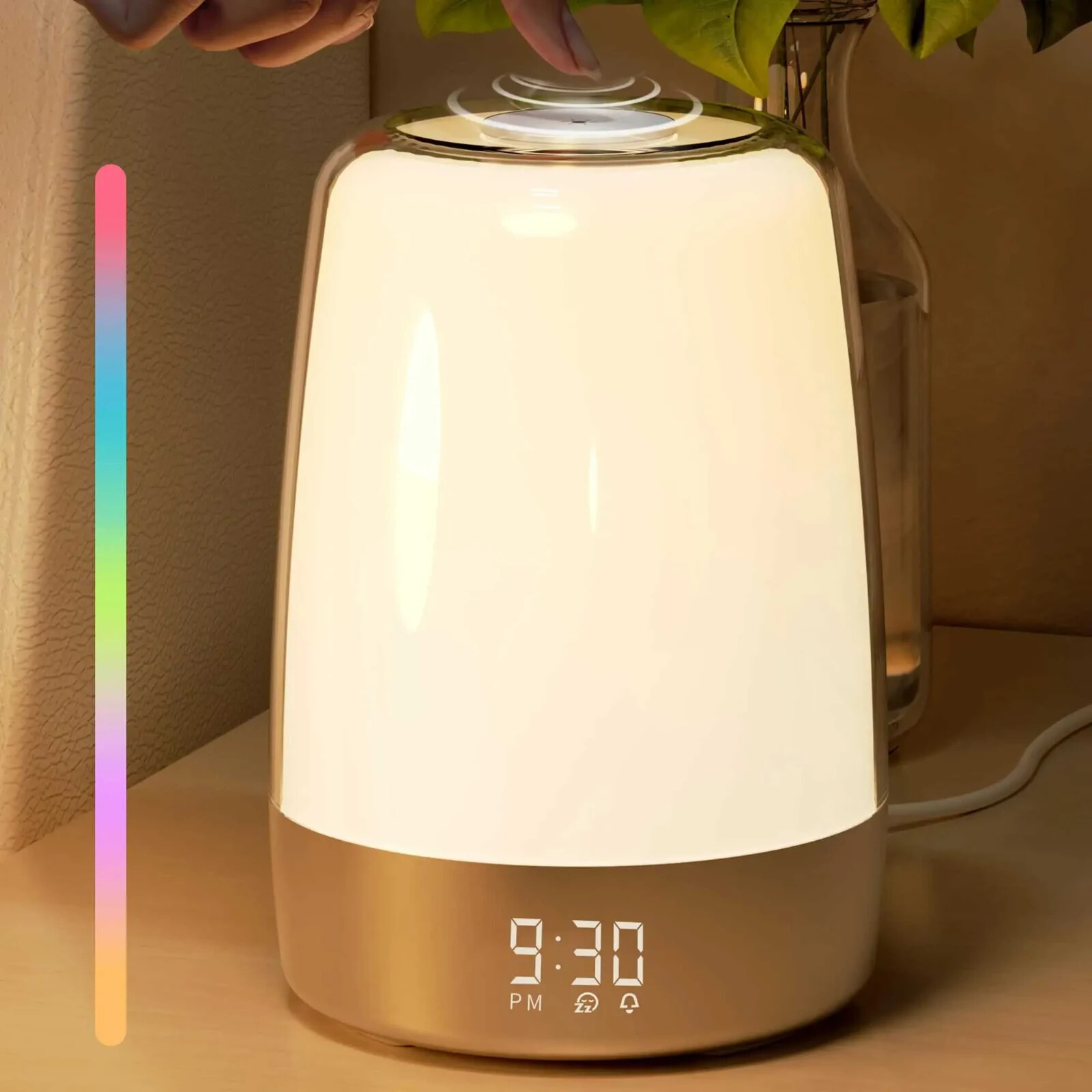 Sunrise Alarm Clock with LED Wake-Up Light, Nature Sounds & RGB Night Lamp Mood-image