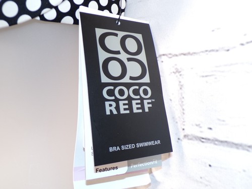 Coco Reef Enrapture Reversible Underwire Bikini Top Black/White - PICK SIZE! NWT - Picture 21 of 23