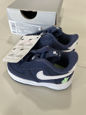 Nike Force 1 Toggle SE PS Baby Sz 3C Shoes Peace Midnight Navy SHD