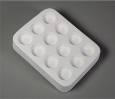 Round Discs 7/8" Glass Casting Mold Little Fritters 148 Fusing Supplies 4.5 x 6"