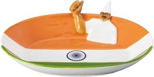 Divertente piatto da tavola Uncle India piatto al curry 24 x 18 x 6 cm di JP ...