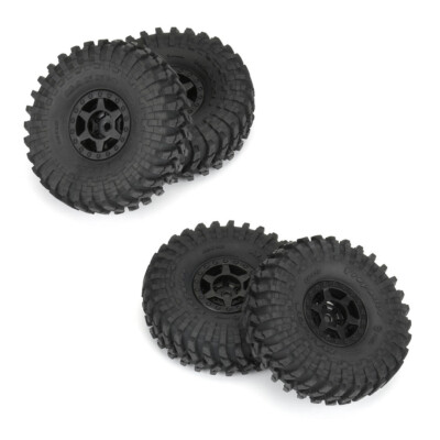 Pro-Line PRO1022510 1/24 Maxxis Trepador F/R 1.0'' Tires MTD 7mm Blck Holcomb (4)