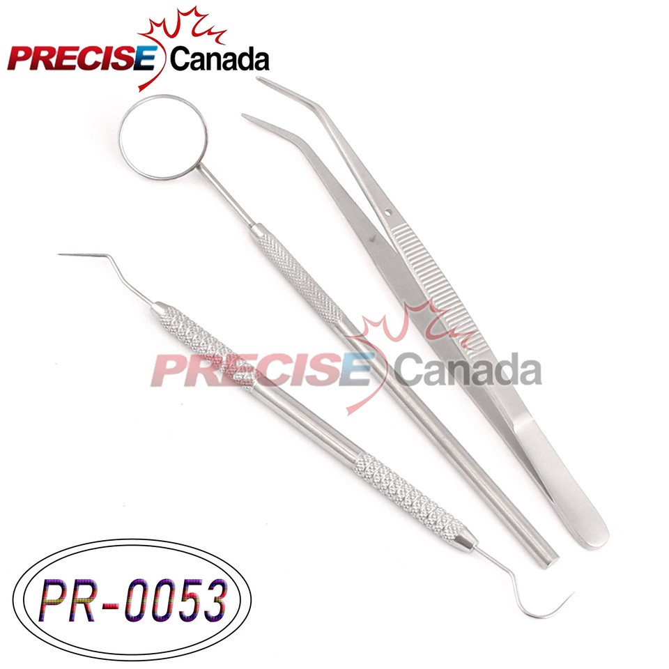 1 Set Dental Pick & Mirror Tool Sculpture Instrument Oral Kit Tooth, PR ...