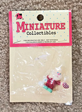 Vintage Mangelsen's Miniature Collectibles Santa In His Christmas Pajamas