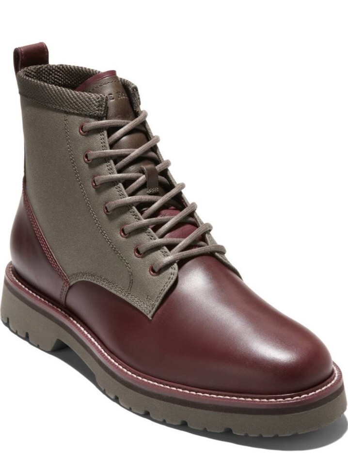 COLE HAAN American Classic Plain Toe Boots Bloodstone Olive Men main image 3