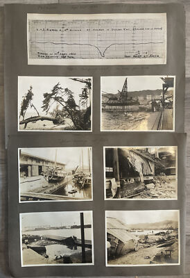 Japan - Muroto Taifun Aftermath, Kobe etc 1934, 12x Fotografien