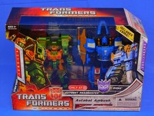TRANSFORMERS UNIVERSE AUTOBOT AMBUSH ROADBUSTER & DIRGE TARGET EXCLUSIVE 2008