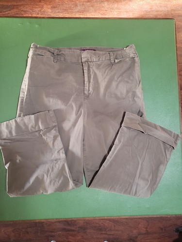 Gloria Vanderbilt Sadie Light Gray Slim 