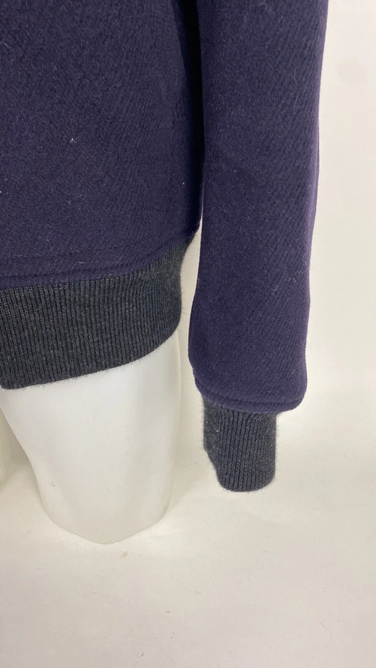 Mr P. Wool Bomber Navy Jacket Mens Size XL. - Image 4 of 4