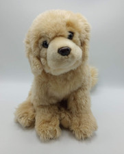 FAO Schwarz Golden Retriever Puppy Dog Plush Toy Stuffed Animal 20" Long Soft