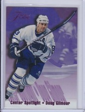 Doug Gilmour 1994 Flair Center Spotlight Hockey Card 3 Grade NMMT