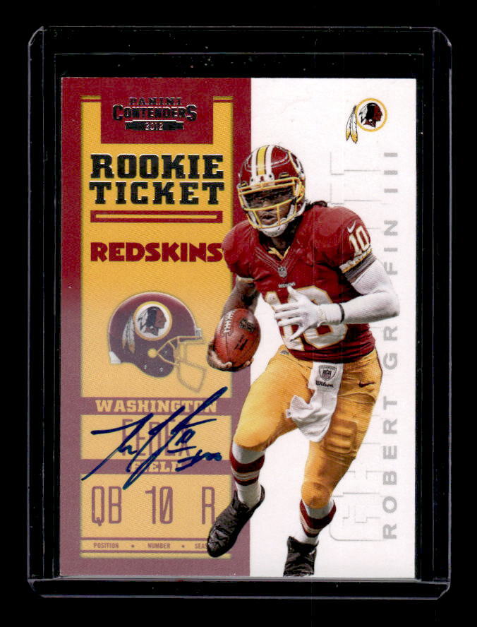 2012 Panini Contenders #202A Robert Griffin III /238* RC (running) Auto - ROOKIE