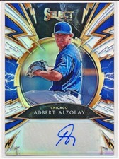ADBERT ALZOLAY 2020 PANINI SELECT SPARKS SILVER REFRACTOR AUTOGRAPH AUTO RC /99