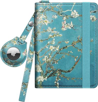 Slim Passport Holder RFID Blocking Card Case Cover Passport Cover Airtag Holder