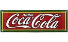 VINTAGE COCA COLA PORCELAIN SIGN GAS STATION PUMP PLATE DEW PEPSI OIL DR PEPPER