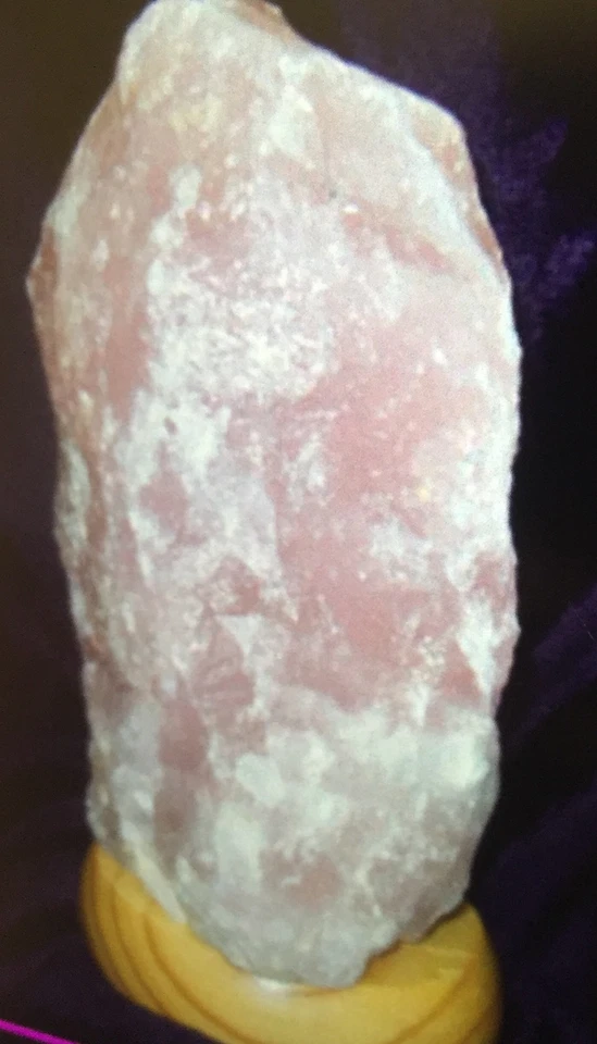 Lámpara de cuarzo rosa y cordón lámpara de cuarzo rosa áspero lámpara de piedras preciosas de cristal Reiki Foto 4 de 4