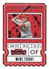 2020 Panini Contenders - Winning Tickets Mike Trout #WT-7