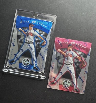 1997 Pinnacle Totally Certified - Greg Maddux #83 Platinum BLUE /1999 + RED