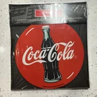 Coca Cola Mouse Pad Sealed 1995 Round Bottle Design Vintage Promo Collectible
