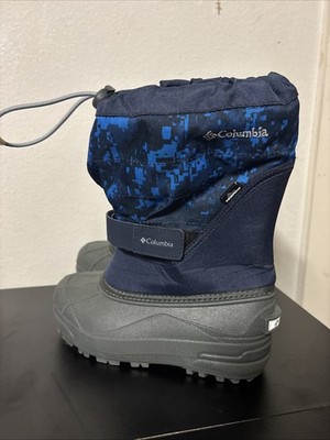 COLUMBIA Youth Big Kid Sz 3 POWDERBUG PLUS II Winter Snow Boots BY1327-464