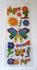 PLANCHE STICKERS - THEME ETE - NEUF SOUS BLISTER - LXSTI194