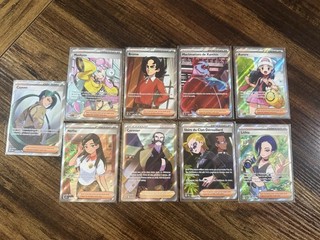 Pokémon JCC Lot 8 cartes Dresseur Supporter Holo FR Cayenn Aurore Xanthin