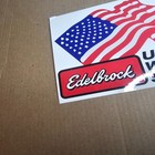VINTAGE EDELBROCK UNITED WE STAND STICKER EQUIPMENT RACING AUTOMOTIVE PERFORMANC — photo 7