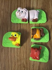 LeapFrog Fridge Phonics Farm Matching Magnets Barn Kids Game Lot of 5 Mix Learn
