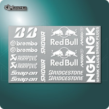 Adesivi sponsor tecnici moto #Motogp #Honda #Yamaha #Ducati #KTM #Redbull