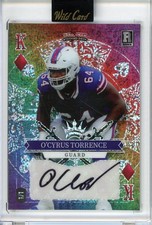 2023 WILD CARD O'CYRUS TORRENCE #SD-OTA ROOKIE RAINBOW SPECKLE AUTO 1/1 BILLS. rookie card picture