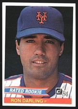 Ron Darling 1984 Donruss #30 New York Mets RC